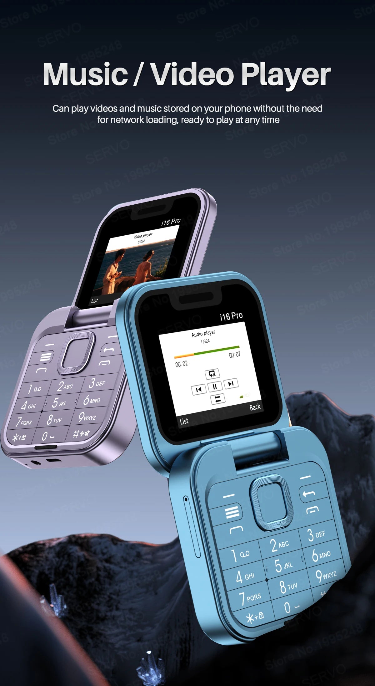 Mini Flip Phone