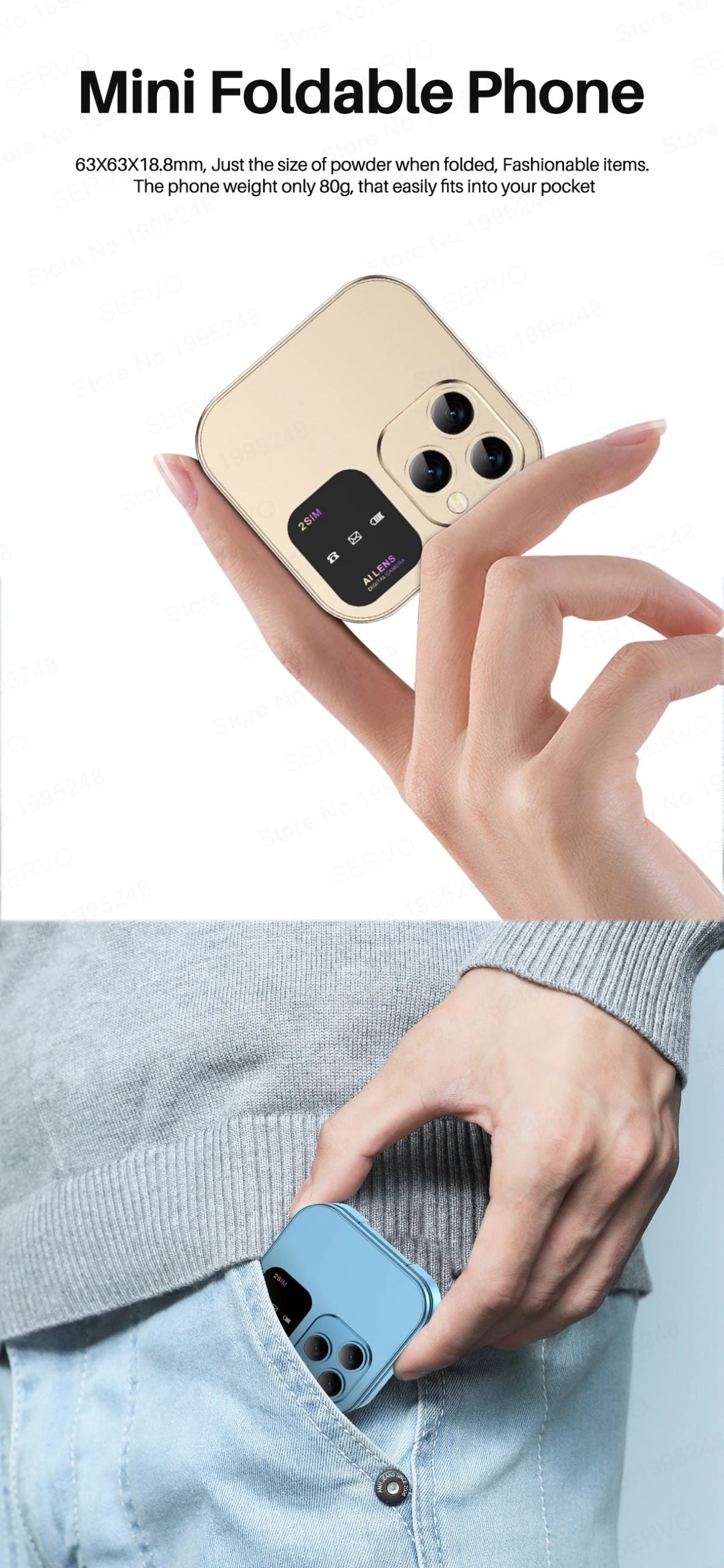 Mini Flip Phone