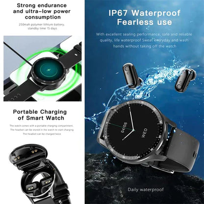 X7 2 IN 1 SMARTWATCH WITH BLUETOOTH HEADPHONE